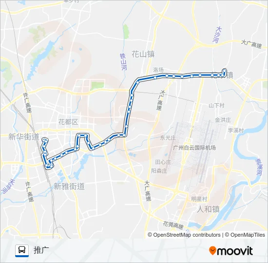 花16路 Bus Line Map