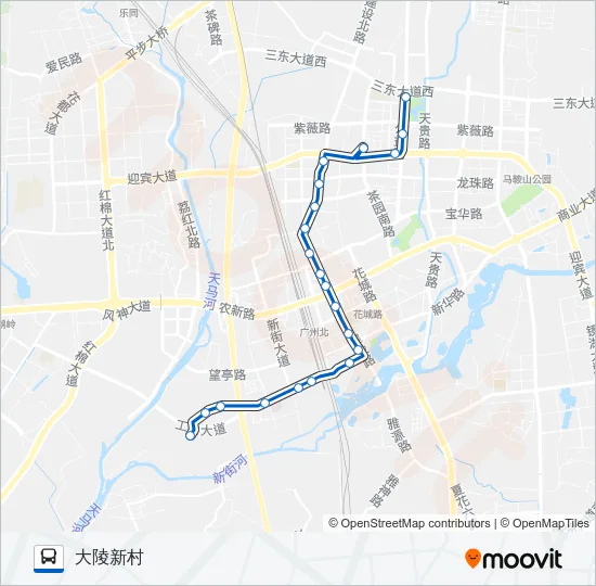 花18路 Bus Line Map