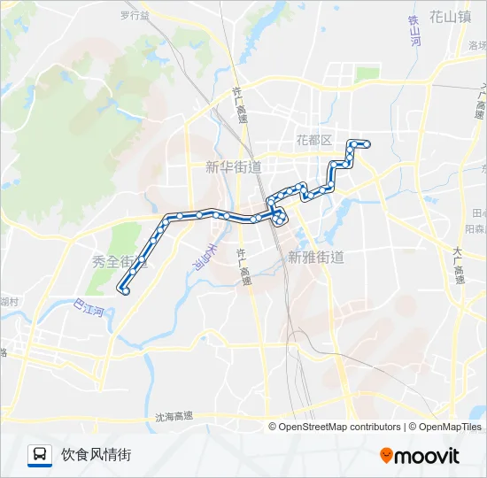 花19路 Bus Line Map