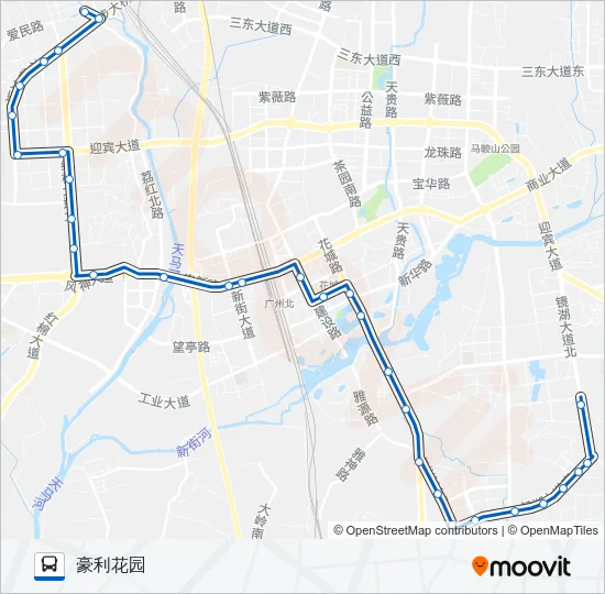 花21路 Bus Line Map