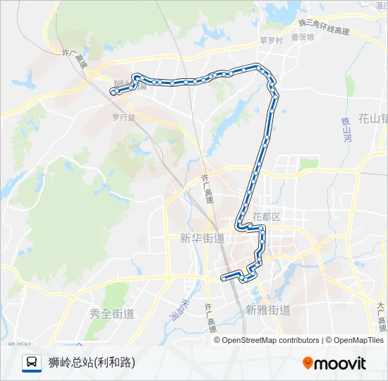 花23路 Bus Line Map