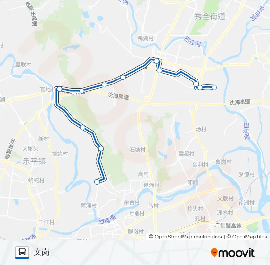 花24路 Bus Line Map
