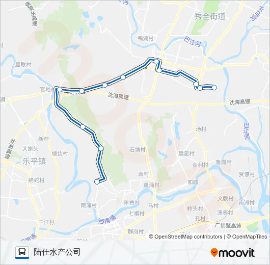 花24路 Bus Line Map
