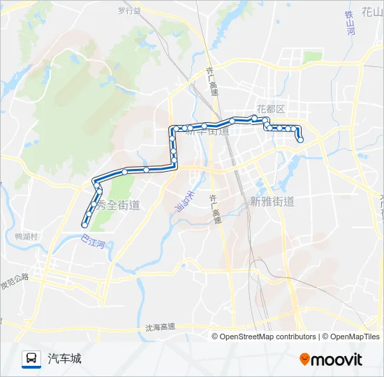 花26路 Bus Line Map