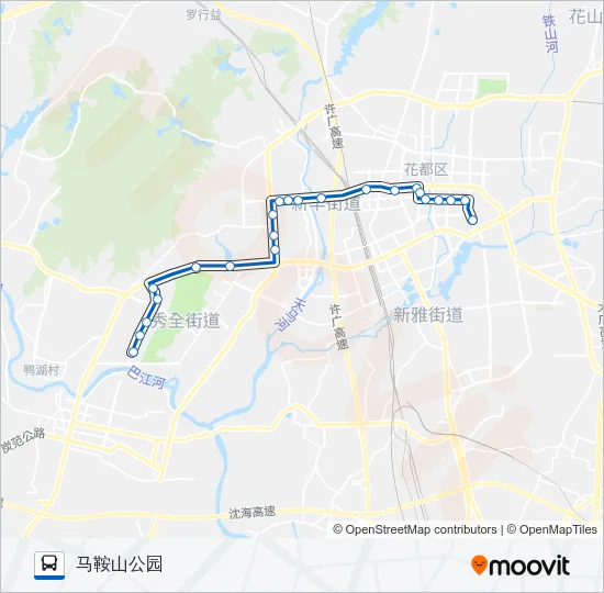 花26路 Bus Line Map