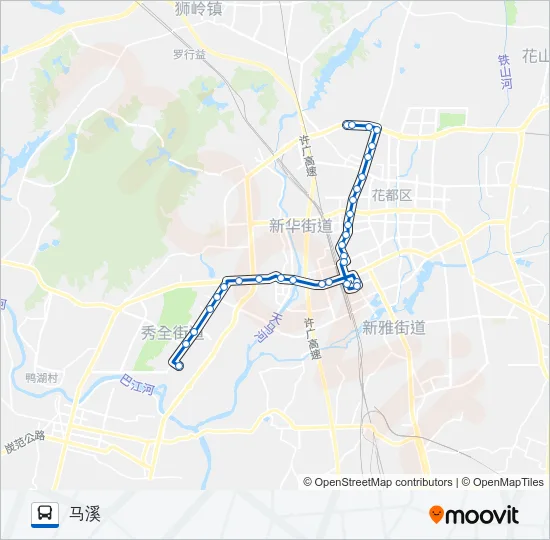 花27路 Bus Line Map
