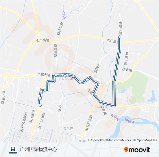 公交花28路的线路图