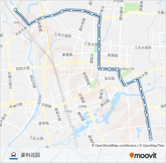 花30路 Bus Line Map