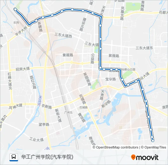 花30路 Bus Line Map