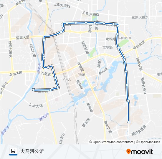 公交花31路的线路图
