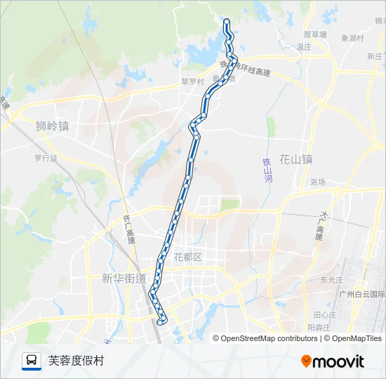 花63路 Bus Line Map