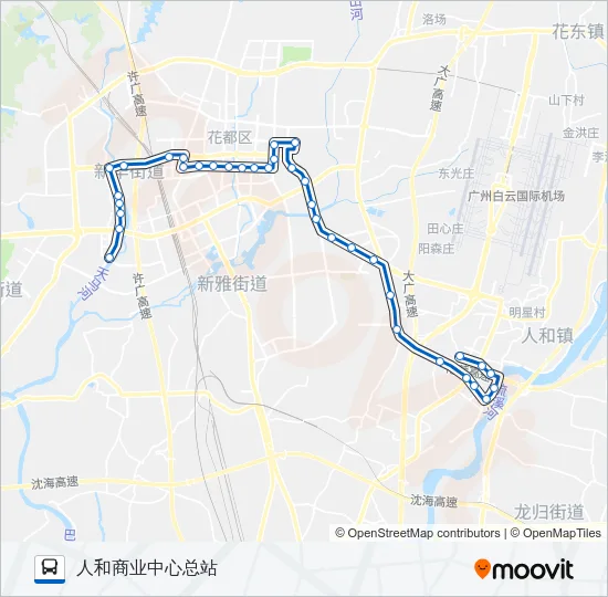 花70路 Bus Line Map