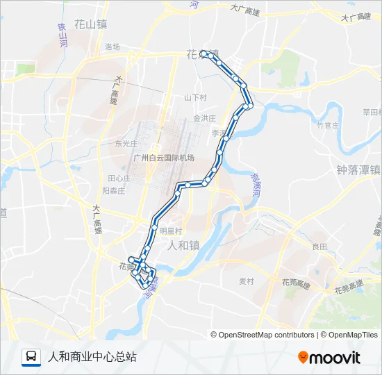 花71路 Bus Line Map