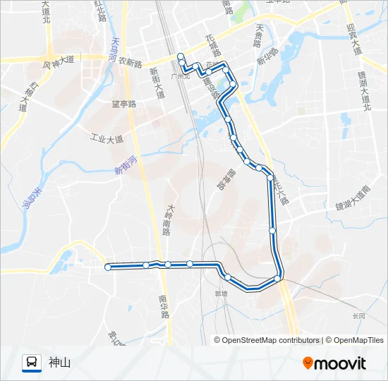 花73路 Bus Line Map