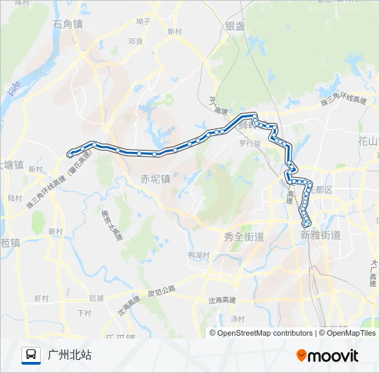 花81路 Bus Line Map