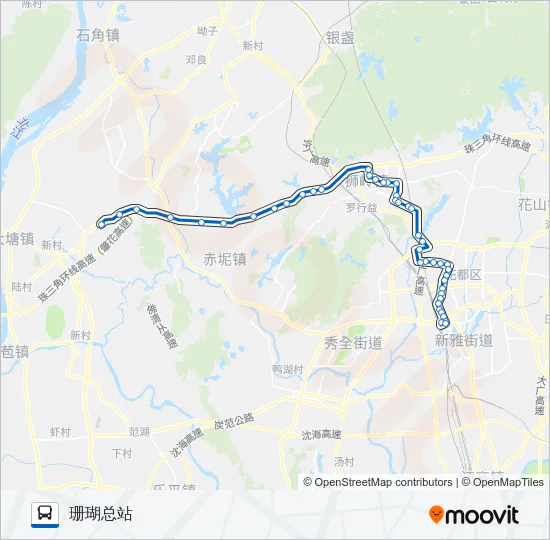 花81路 Bus Line Map