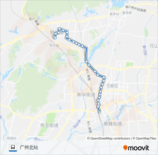 花82路 Bus Line Map