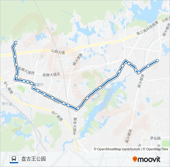 花83路 Bus Line Map