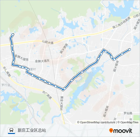 花83路 Bus Line Map