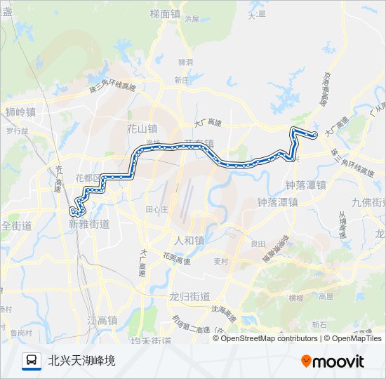 公交花85路的线路图