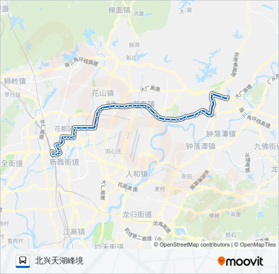 花85路 Bus Line Map