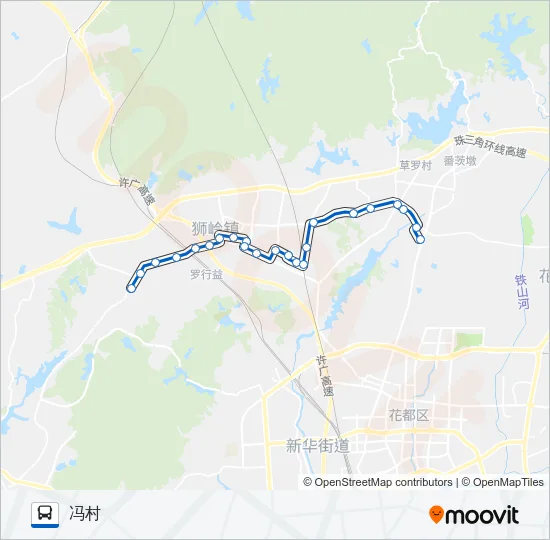 花88路 Bus Line Map