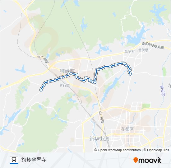 公交花88路的线路图