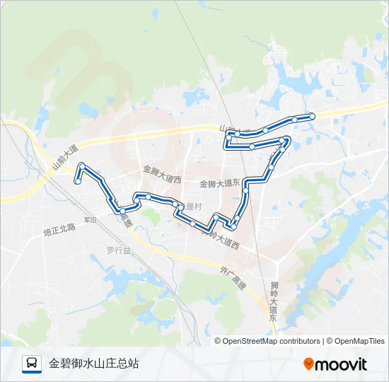 花89路 Bus Line Map