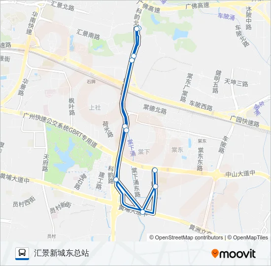 408A路 Bus Line Map