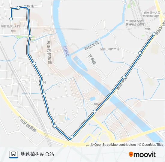 410路快 Bus Line Map