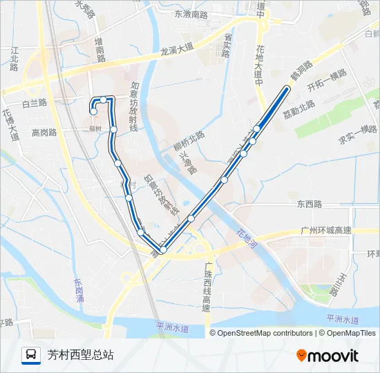 410路快 Bus Line Map