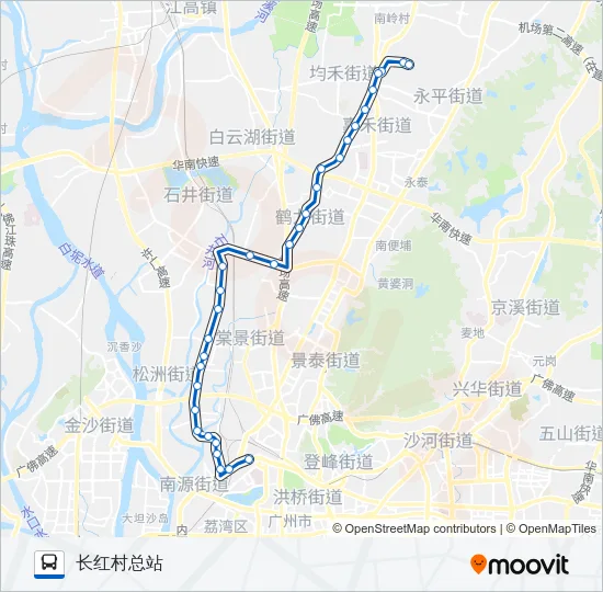524路快 Bus Line Map