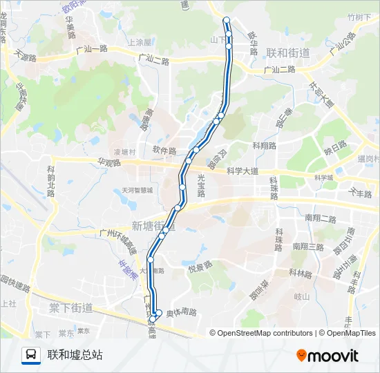 564A路 Bus Line Map