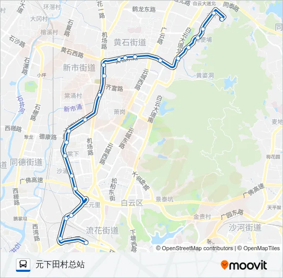 803A路 Bus Line Map