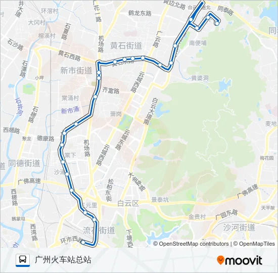 803A路 Bus Line Map