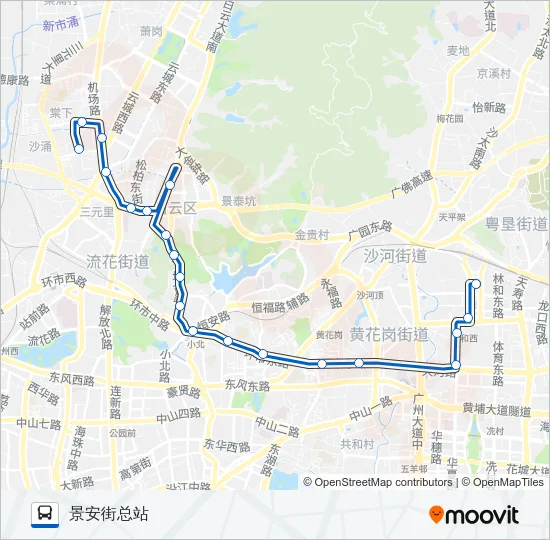 810A路 Bus Line Map
