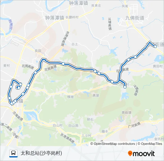 827A路 Bus Line Map