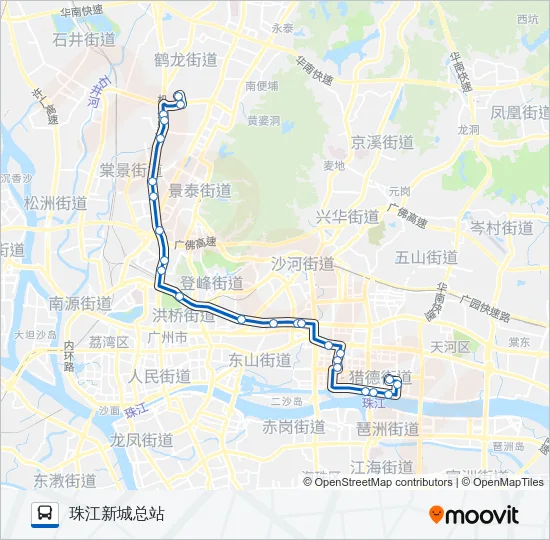 886A路 Bus Line Map