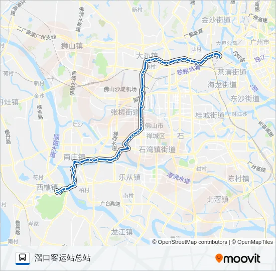 佛251路 Bus Line Map