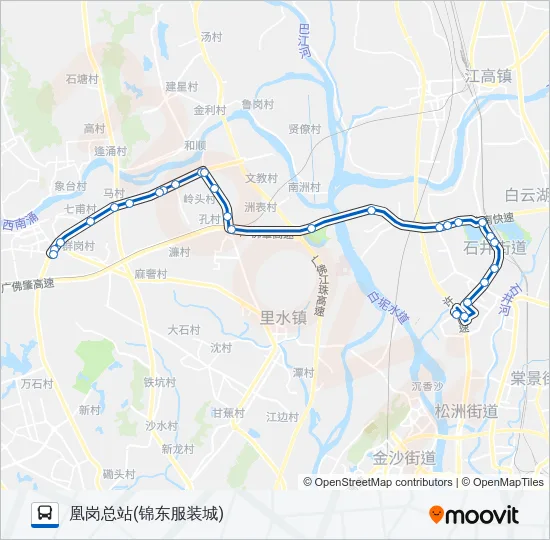 佛252路 Bus Line Map