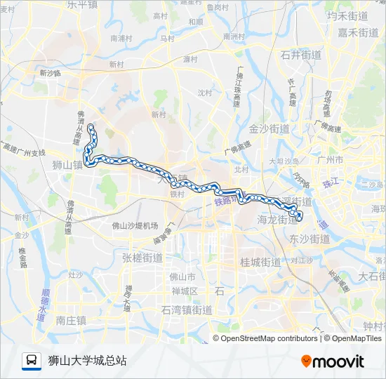 佛275路 Bus Line Map