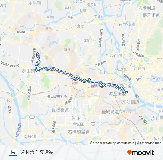 佛275路 Bus Line Map