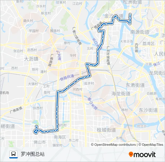 佛276路 Bus Line Map