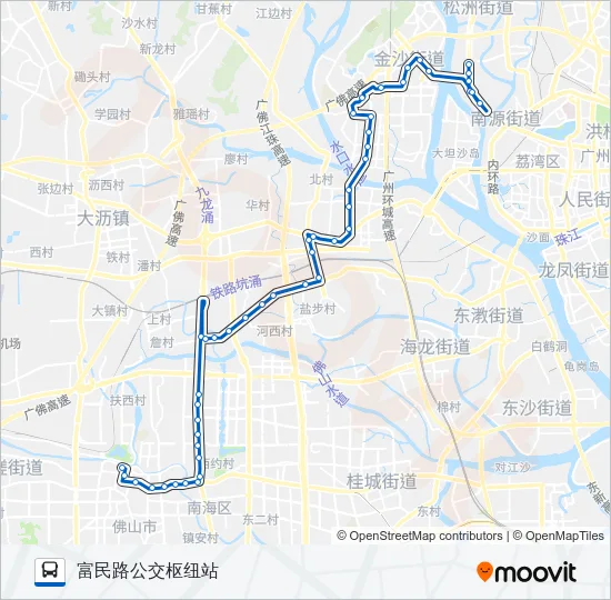 佛276路 Bus Line Map