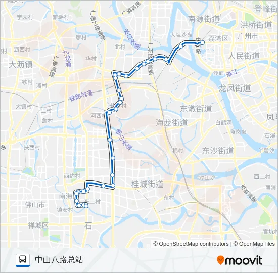 佛279路 Bus Line Map