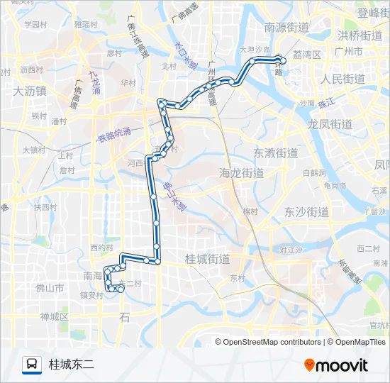 佛279路 Bus Line Map