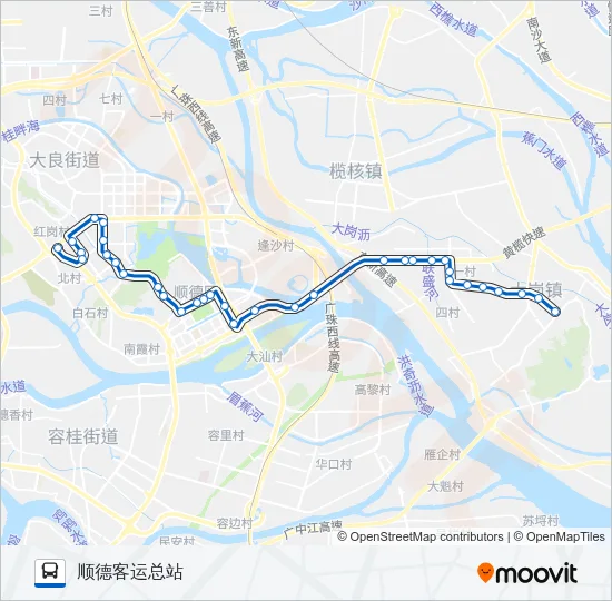 佛312路 Bus Line Map