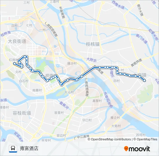 佛312路 Bus Line Map