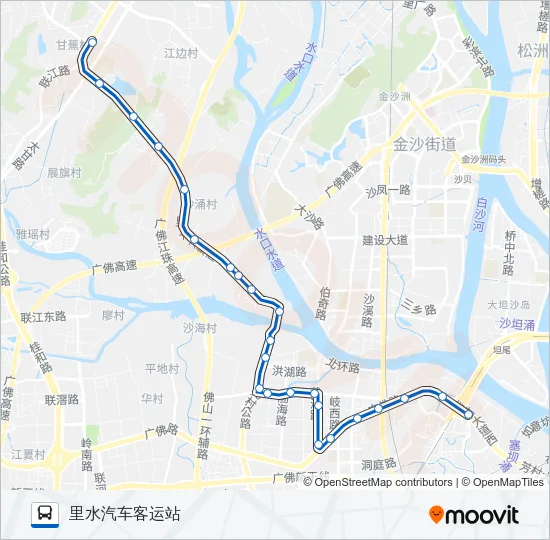 佛沥12路 Bus Line Map