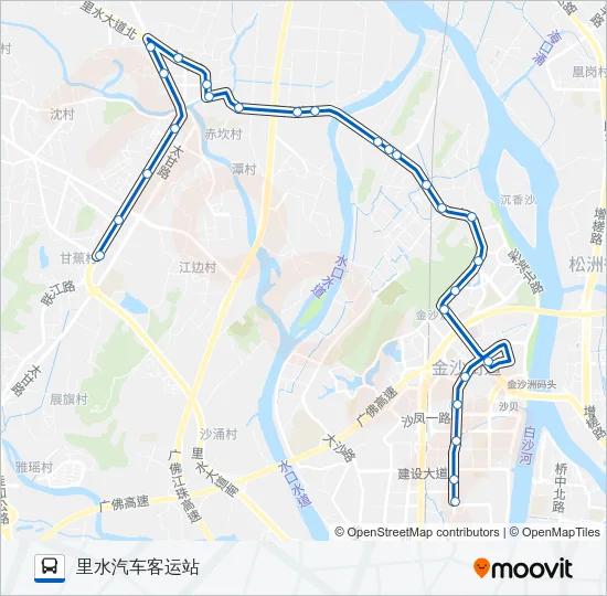 佛里07路 Bus Line Map